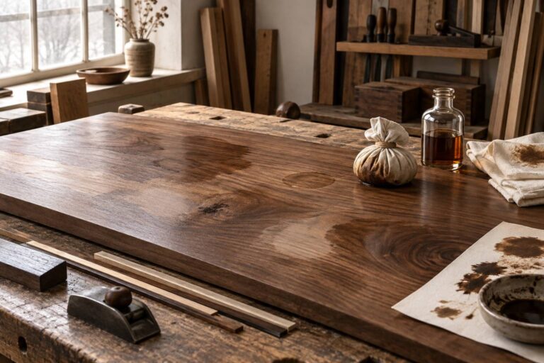 Finitura a tampone: gli errori che rovinano il legno